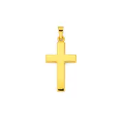 9ct Gold 25mm Cross Pendant