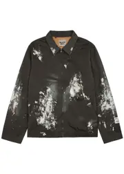 Gallery Dept. Montecito Paint-splattered Cotton Jacket - Black - XL XL