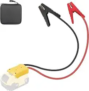 Jumper Cable Clamps for DeWalt 20V Battery Jump Starter, 2.0FT 8AWG Car Battery Jumper Cable with Adapter, Automotive Battery Booster Cable for Tools used to Jump Start a Car