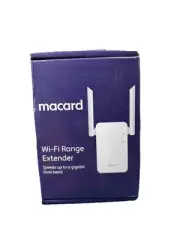 Wi-Fi Range Extender RE1200 White Wireless Booster WiFi Sign