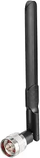 sourcing map WiFi Antenna 8dBi High Gain N Type Male 2.4/5.8GHz Dual Band Omni Direction Folding for Bluetooth/Zigbee Antenna