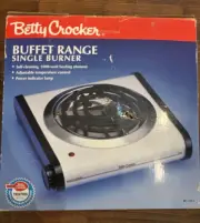 Betty Crocker Buffet Range Hot Plate Never Used