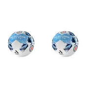 2PK A-League Melbourne City FC A-League Soft PVC Durable Soccer Ball Size 1 Blue