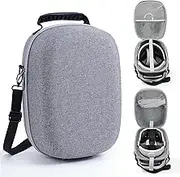 Luckit VR Hard Travel Case for PS VR2, Hard Carrying Travel Case for PS VR2 Shockproof Waterproof EVA VR Carrying Travel Bag with Adjustable Strape Hard Storage Box Compatible with PS VR2 Headset