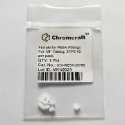 100 UNITS Ferrule for PEEK Fittings For 1/8" Tubing,ETFE REST-25795 Shimadzu