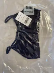 CALVIN KLEIN Navy Racerback Bra Girls Size S (6/6X) NEW W/ TAGS Fast Free Ship