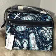 NWT Vera Bradley Trimmed Crossbody - Shore Enough Print
