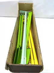 12 Metal Kids Garden/Beach Tool Toy Set, Rake, Shovel & Hoe 27-inch Bulk Lot New