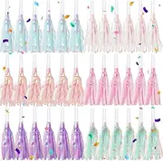 36 pcs Party Blowers, Noise Makers Glitter Metallic Fringed Party Horns for Birthday Blow Horns Graduation Sporting Party Favors Supplies