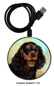 Cavalier King Charles Spaniel Zoomies Phone and Device Charger