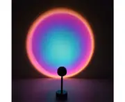 Vibe Geeks LED Sunset Sunlight and Rainbow Night Light Projector Lamp for Bedroom Home and - Rainbow