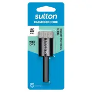 Sutton 25mm Diamond Core Drill Bit Wet/Dry Hex Shank - D618H2500