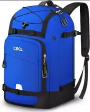 CSCL Ski Boot Bag 50L Black & Blue New Free Shipping