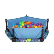 Eezy Peezy 3 in 1 Folding Ball Pit and Bouncer - Ball Pit Tent and Trampoline...