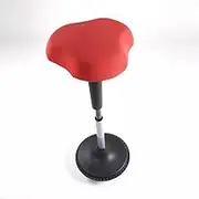 Pro-C Height Adjustable Sit Stand Perching Swivel Wobble Stool Chair for Home Office (HF-WST-R)