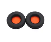 Replacement Ear Pads Ear Cushions Ear Cups Ear Cover Earpad Repair Parts for Skull Candy Hesh 2.0 Wireless Headphones - Black orange