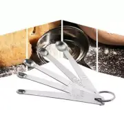 Mini Measuring Spoons 5 Pieces Steel Set For home kitchen, hotel Nice