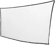 BELLIFFY Portable Projection Screen Crease 100 Inch Movie Screen for Home Theater Schools Offices