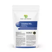 CREATINE HCL 1000mg TABLETS, MORE ENERGY BETTER REGENERATION, PURE MUSCLE GROWTH