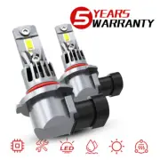 2-sides 9012 LED Headlight Bulbs kit Hi Low Beam 8000K Super Bright High Power (for: Fiat)