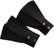 [STKARCV] 2PAIR Ruffles Pleated Sleeves Detachable Hand Wrist Cuffs Wristband Fake Flared