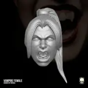 Female Vampire custom head v2 for action figures