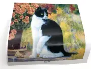 Paint By Number On Canvas 16x20 Cat In A Garden Paint & Instructions Included