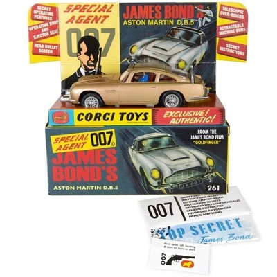 Corgi Model Club 261 - James Bond's Aston Martin DB5 Boxed Diecast Car inc COA