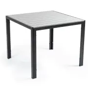 FORTIA 90 x 90cm Outdoor Dining Table, Square, Furniture for Outside