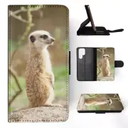 FLIP CASE FOR SAMSUNG GALAXY|CUTE ANIMAL MEERKAT 4