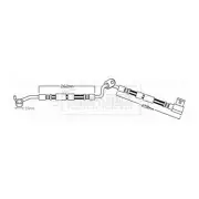 BORG & BECK Brake Hose BBH7483 FOR Mazda6 Genuine Top Quality 2yrs No Quibble Wa