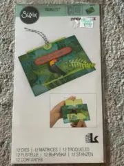 New ~ SIZZIX FrameLits #662783 - TROPICOOL SLIDER 12 Dies