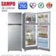 SAMPO聲寶250公升一級變頻雙門冰箱 SR-C25D(G6)~含拆箱定位+舊機回收