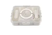 PIZZAZZ RECTANGULAR 7 COMPARTMENT GRAZING BOX WITH CARRY HANDLE