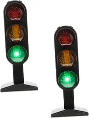 Vaguelly Educational Mini Traffic Light Models Pcs Boys and Girls Road Toys Set Plastic Traffic Light Toy for Safe Learning
