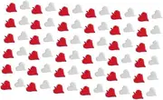 Operitacx 2pcs 100cs Mini Horn Nails Creative Heart Pins DIY Mini Brads Ideal for Scrapbooking Cardmaking Home Decor