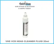 VHS Head Cleaning Fluid Solution for VCR Video Tape Cleaner Cassette 20ml