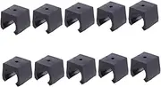 Milisten 25 Pcs Wall Mount Fishing Rod Storage Rack Plastic Bracket for Snooker Club Clamp Easy to Install with Screws Corrosion Design for Organizing Fishing Tackle