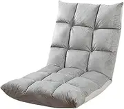 Single Sofa, Single Lazy Chair Sofa Floor, Ergonomic 5 Angles Adjustable Floor Sofa Zipper, Windowsill Bed Chair Single Easy Disassemble Rest Supplies for Bed Room Floor Home Hostel Hotel Seat Chair
