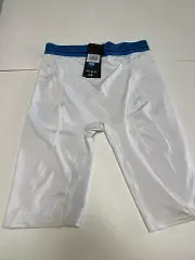 MIZUNO Fastpitch Compression Shorts Womens Sz Med White NWT Moisture Management