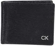 [Calvin Klein] Men's RFID Leather Minimalist Bifold Wallet
