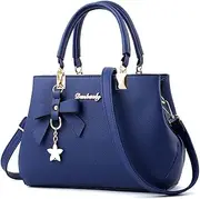 [Dreubea] Womens Handbag Tote Shoulder Purse Leather Crossbody Bag