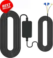 Dash Cam Hardwire Kit, USB C Charger, 12V-24V Power Cord with Battery Protection
