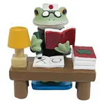 《齊洛瓦鄉村風雜貨》日本雜貨ZAKKA 日本COPEAU 青蛙小公仔擺飾 讀書的蛙蛙 必勝小青蛙