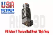 V6 Hotend High Temp, All metal V6, J-Head Hotend, Titanium Heatbreak, 12v, 1.75