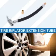 1 Set 7.09" Tire Inflator Extension Tube w/ Adaptor 0.305inx32TPI for Car Bike