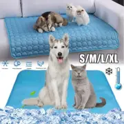 Pet Cooling Mat Cool Pad Comfortable Cushion Bed Blanket for Dog Cat Puppy S-XL