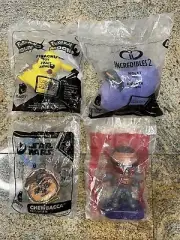 Lot of 4 McDonald's Happy Meal Toys Sealed Pokemon Pikachu Incredibles 2 #4 Hero