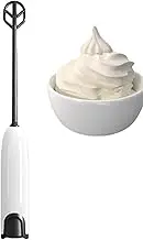 Electric Handheld Mixer, Battery Operated Hand Mixer, Portable Handheld Electric Blender, Battery Powered Handheld Blender for Soup, Sauce, Eggs