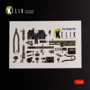 Republic Р-47D Thunderbolt interior 3D Decal (for Italeri / Academy) 1:48 K48016
